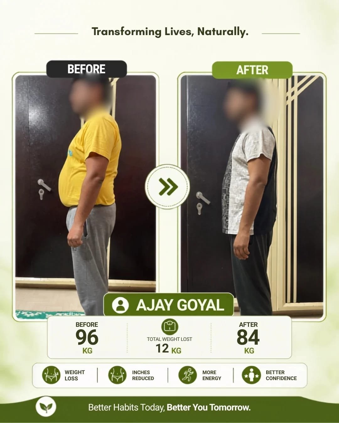 Client progress example four